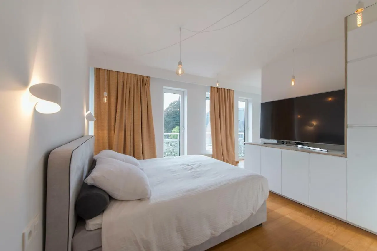 Studio Des Jardins Suspendus Liege Apartment